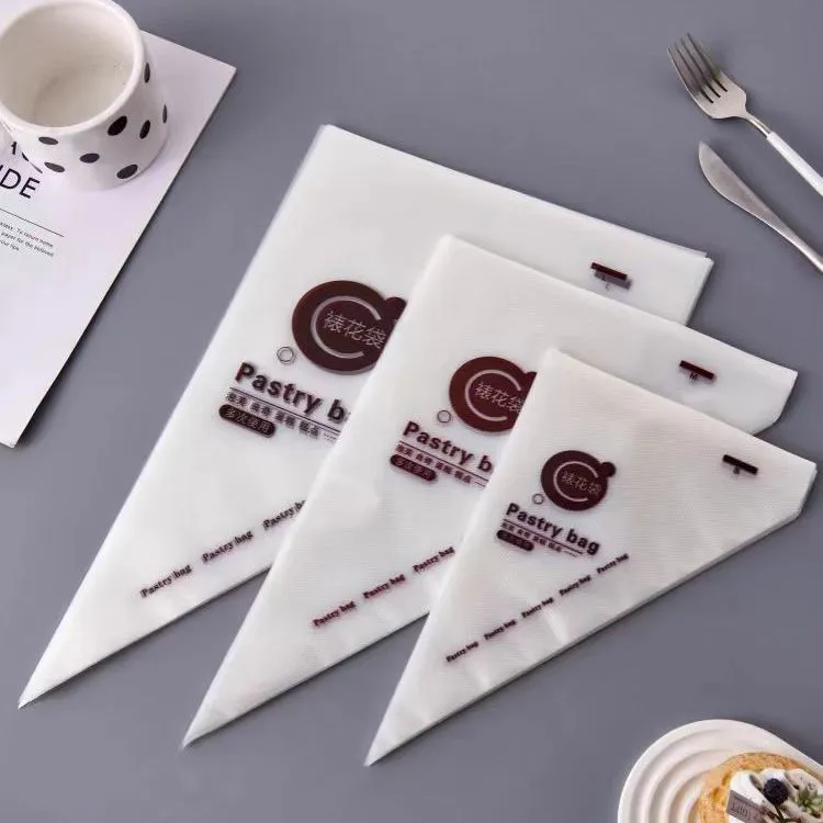 裱花袋 食品级一次性商用加厚防爆大中小烘焙蛋糕曲奇泡芙挤花袋