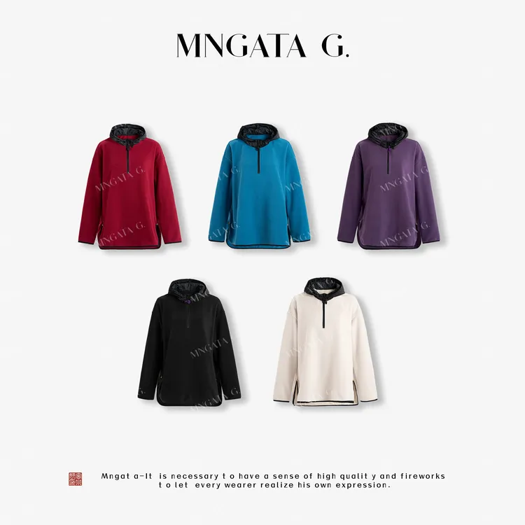 MNGATA G.宫小妍【肌肤豪宅】早秋新中式中国风百搭长袖卫衣5080471