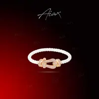 AIAX 镀K金2025新款夏上新轻奢高级感马蹄手链首饰女款TSS7266