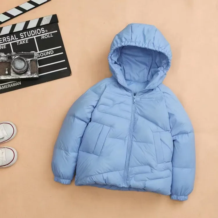 儿童羽绒服 男女中小童白鸭绒