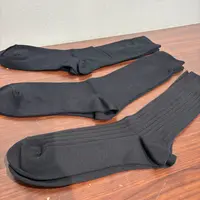CWZ5448 美国客人订单 坑条平纹小熊男款袜子