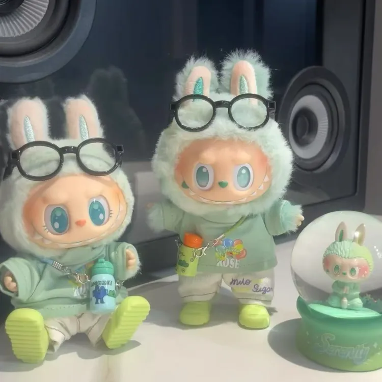 拉布布公仔一二三代通用爆款背带裤换装娃衣