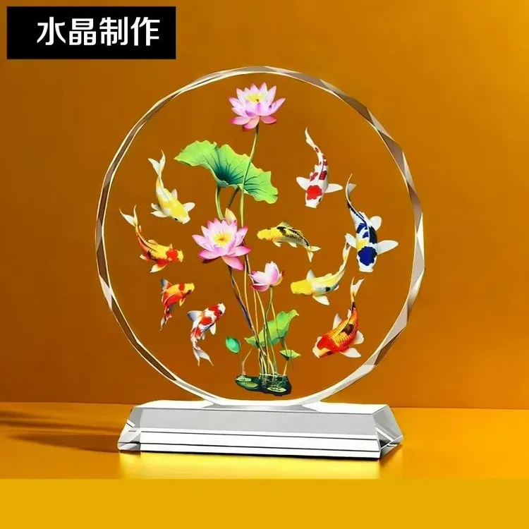 12生肖摆件水晶摆件高档家居装饰创意高级感客厅乔迁送礼工艺摆台