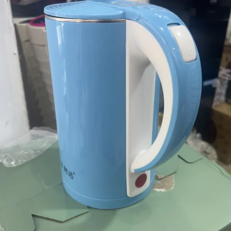 电热烧水壶双层放烫家用2.3升保温