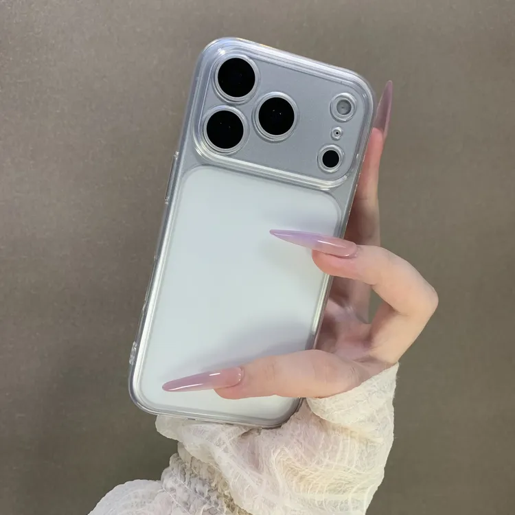 简约透明适用苹果17promax手机壳全包iPhone16pro小众15/14女款13