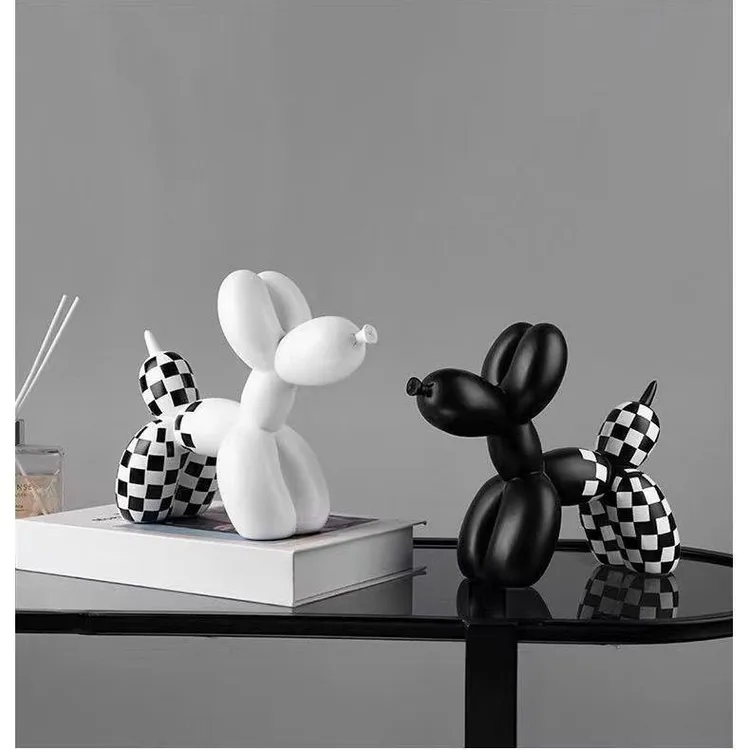 电视柜装饰北欧现代创意气球狗高级感摆件生日礼物桌面客厅工艺品