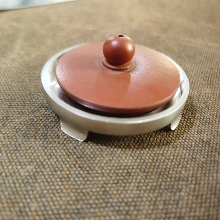 紫砂盖置茶托盖碗盖子手工紫砂壶盖专用托架家用茶具配件茶宠摆件