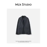 MZX 秋季纯棉毛边纽扣长袖上衣 WT10239-P