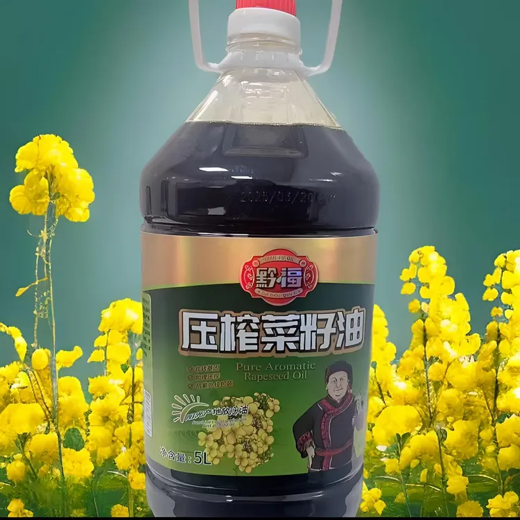 【黔寒专属】5L纯压榨菜籽油贵州农家自榨非转基因家用菜籽油