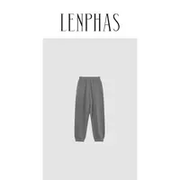 【LENPHAS】松弛感抽绳束脚卫裤