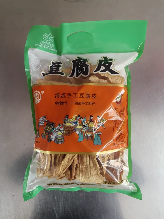 清流手工豆腐皮嵩溪镇豆皮特产腐竹干货499克一包邮
