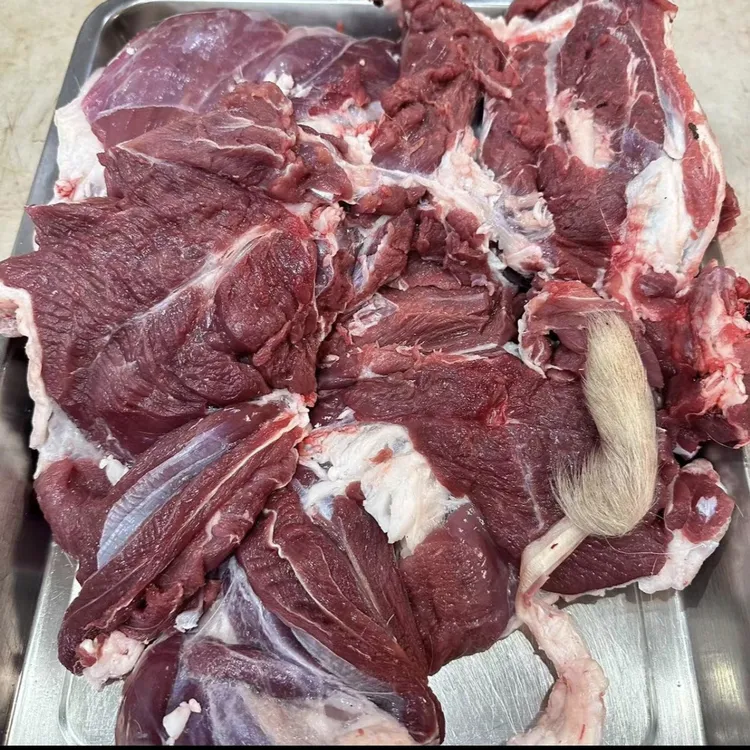 山东菏泽鲁西南本地散养现宰新鲜白山羊肉去骨净重包邮