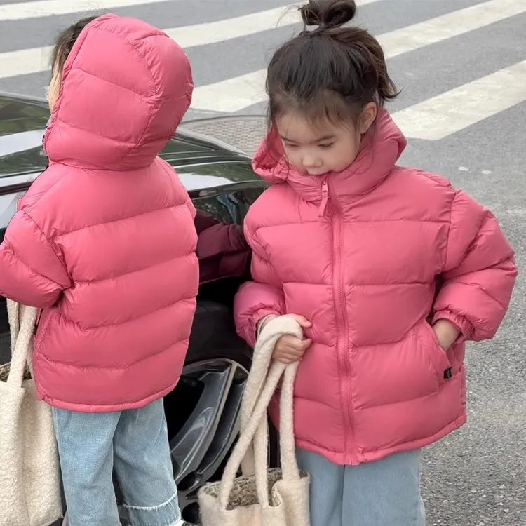 2025新款儿童羽绒服面包短款男童女童中大童宝宝加厚洋气冬装外套