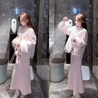 【婷婷】《金丝雀》亭台楼阁刺绣 仙气羽绒装 TTZ2FD703