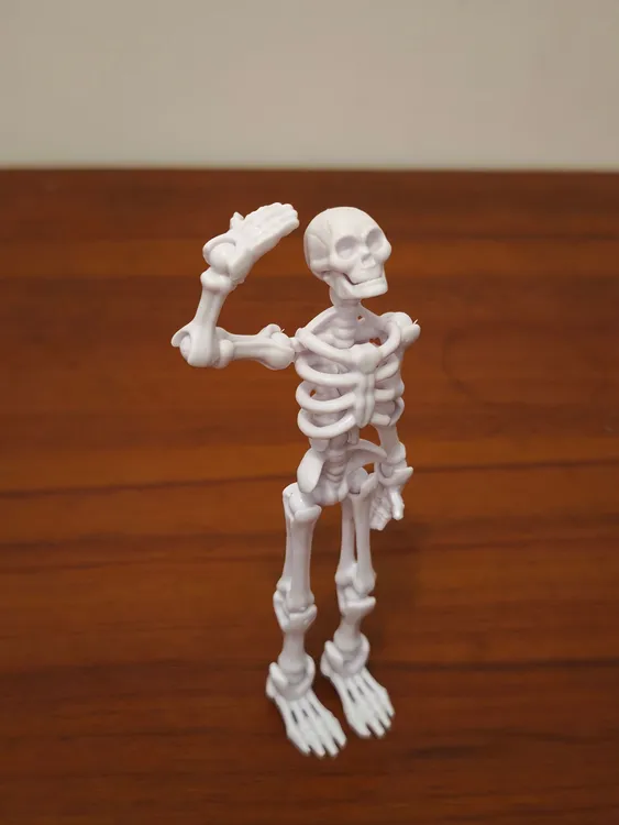 骷髅可动人偶全关节可动拼装玩具3d打印整蛊模型玩具送朋友礼物