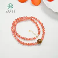 南红项链-圆珠约6mm
