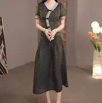 L121  2025夏季收腰显瘦中长款裙子
