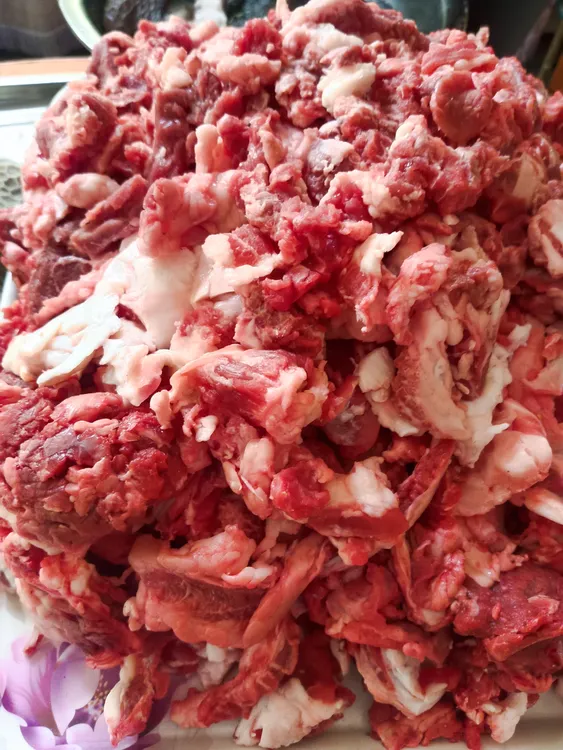 《清真食品》 清真刮骨牛碎肉筋头巴脑