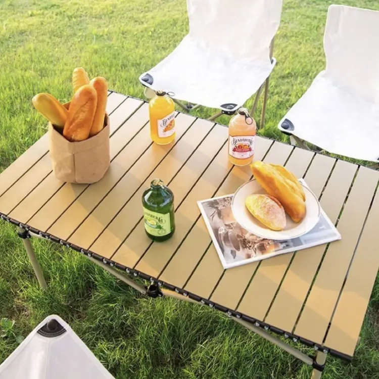 户外折叠桌子便携式餐桌露营野餐桌蛋卷桌长方形夜市摆摊桌