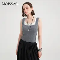【星线好物】MOISSAC摩萨克2025秋假两件宽松针织背心女MTFQ30104