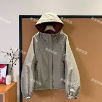 喜樂  2025纱卡棉拼色两面穿棉服外套秋冬季新款时尚百搭保暖女士