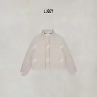 J.JOEY 简约百搭纯色厚款保暖立领羽绒服 C501206