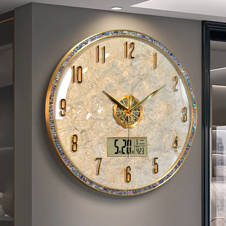 挂钟客厅2025新款轻奢高档家用高级感现代简约高端艺术时钟表挂墙