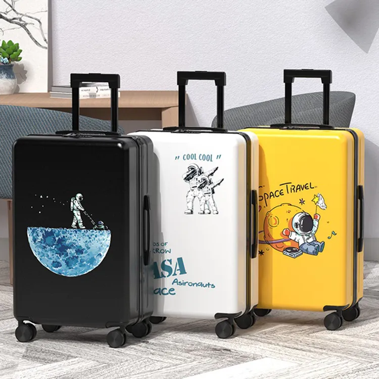 NASA宇航员行李箱卡通旅行密码箱学生小清新拉杆箱皮箱男女可
