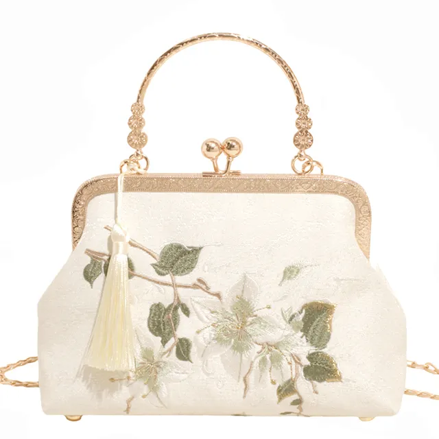 中国风重工花朵刺绣女包斜挎手工包覆古名族风新中式手提单肩女包