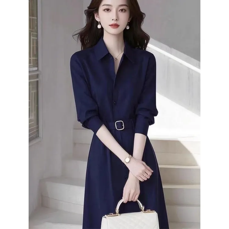 哥弟阿玛施正品商场同款2025连衣裙女款爆款2025纯欲慵懒风裙子