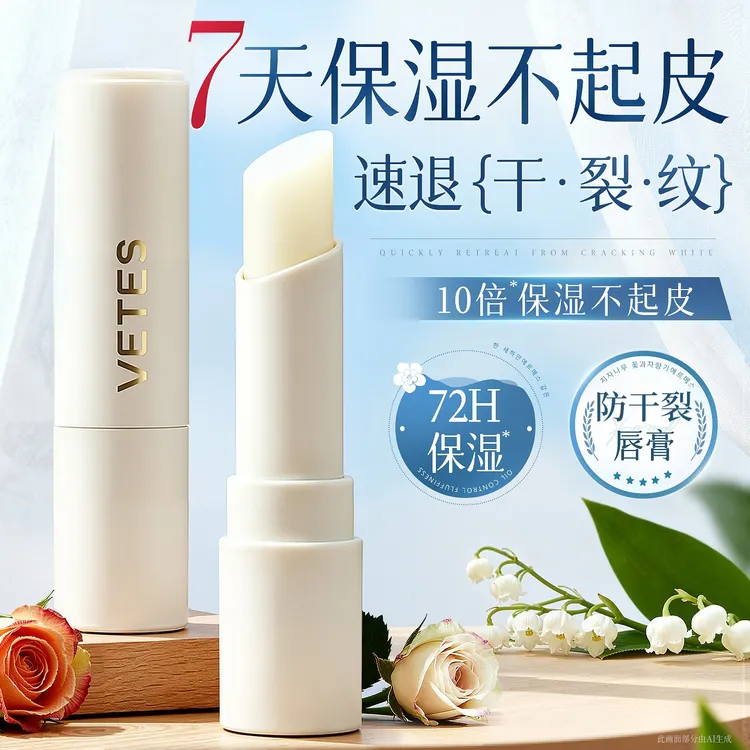 润唇膏保湿滋润补水秋冬防止嘴唇干裂起皮淡化唇纹男女凡士林唇膏