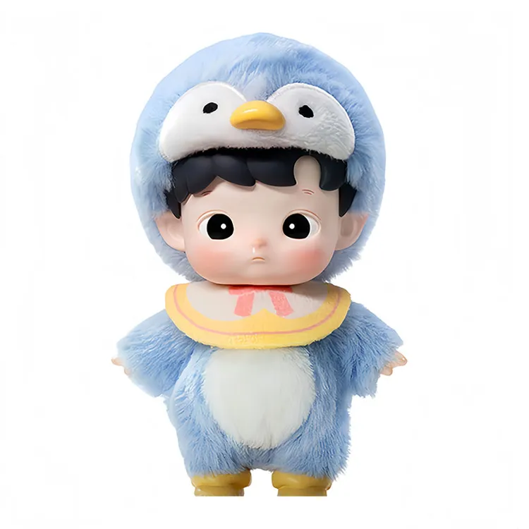 POPMART泡泡玛特HACIPUPU动物贴贴系列毛绒手办盲盒