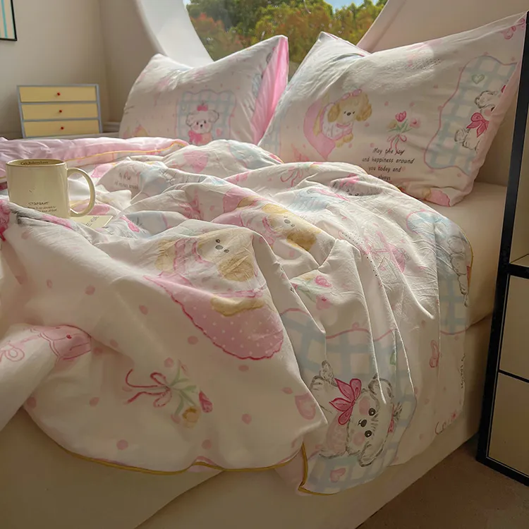 少女洛丽塔风格夏凉被可爱宿舍夏季凉感薄被子可机洗空调被非纯棉