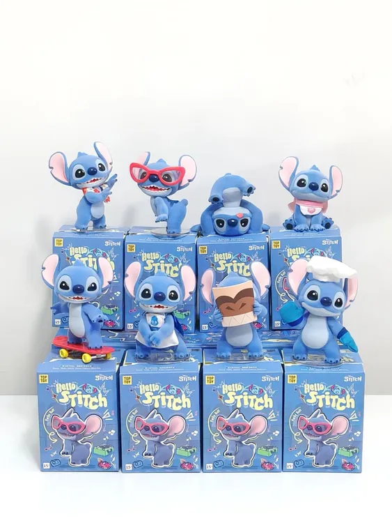正版HELLO史迪奇系列手办盲盒桌面礼物史迪仔可爱潮玩史迪奇盲盒