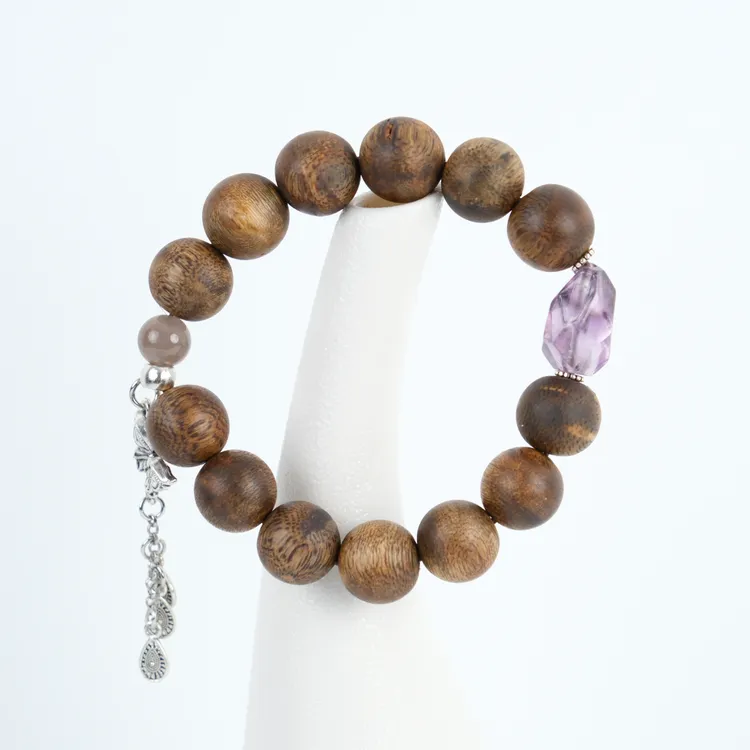 海南莺歌绿奇楠DIY 手串  男女可带 -多样性发其一