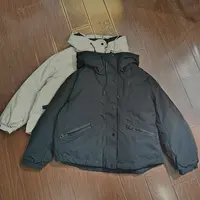 宝丫轻奢  女式时髦保暖连帽短款羽绒服外套K3629
