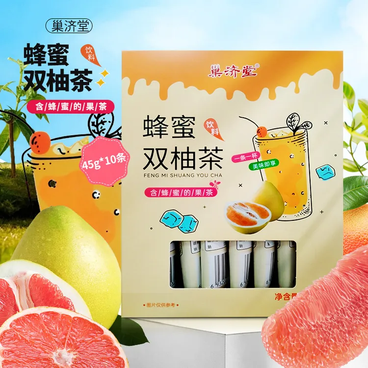 巢济堂蜂蜜双柚茶45g*10条/盒