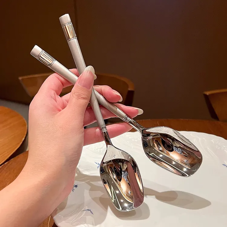 高档网红韩式不锈钢灯笼西瓜勺