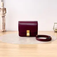95新 Celine/思琳 小号box豆腐包/单肩包/2005