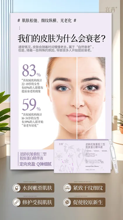 宫苒逆龄抗皱重组三型胶原蛋白精华液