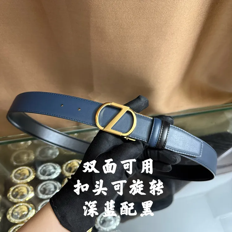 新款男士皮带百搭高档休闲Z字母牛皮腰带青中老年时尚商务年轻潮