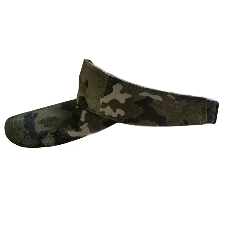 印花不限季节春夏休闲风迷彩户外平顶缝线宽檐帽子遮阳帽