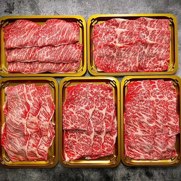 【澳洲和牛M9+】上脑雪花火锅肥牛原切烤肉食材寿喜烧牛肉片