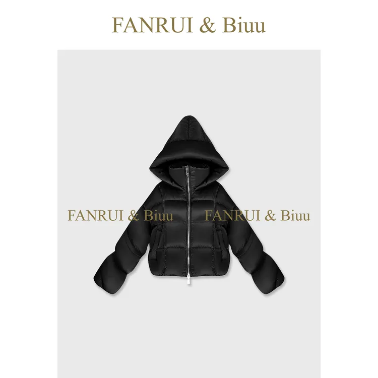 FANRUI/泛芮「时空棱线」保暖加厚90白鸭绒时尚羽绒服外套B19451