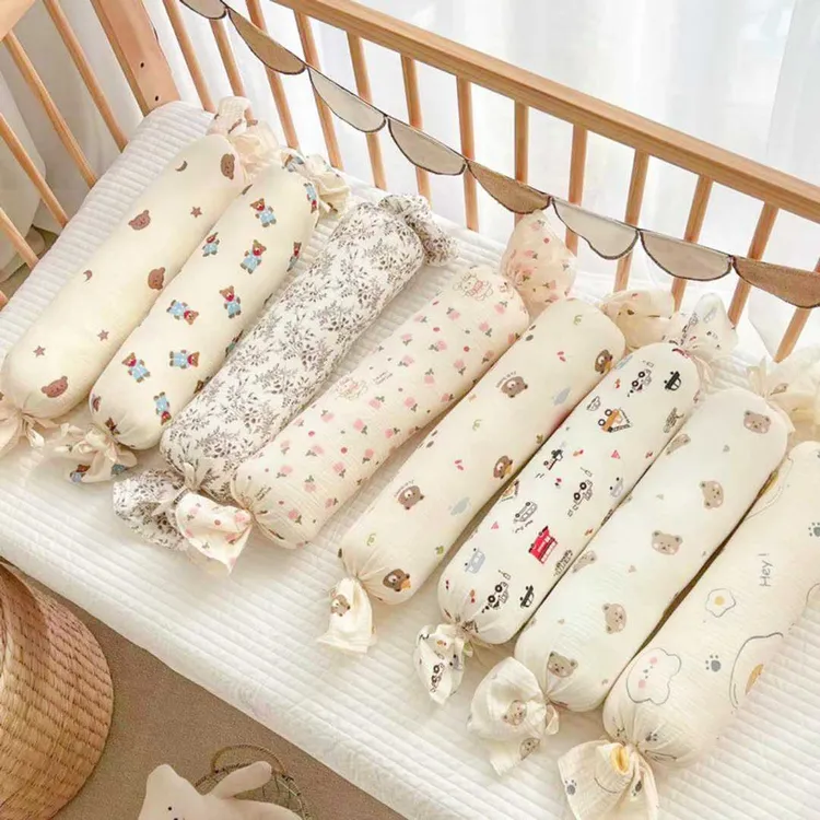 新生儿安抚枕A类婴儿糖果枕可拆洗侧睡档枕防吐奶圆柱形枕头婴儿
