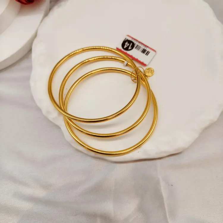 合金手镯 53镂空宽面时尚手镯手工气质轻奢百搭复古金色重工中古