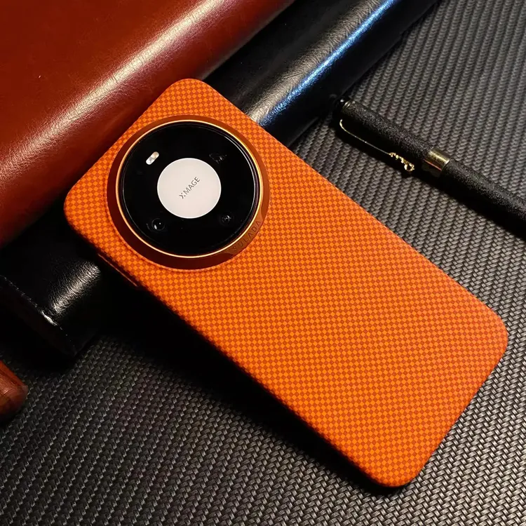 磁吸超薄凯夫拉纹1500D适用华为Mate80ProMax手机壳防摔mate80