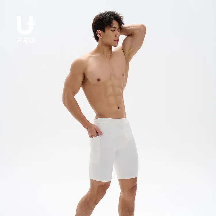 【柚璞】UPRO（040）运动锦纶五分裤骑行舒适短裤男士跑步运动训练裤