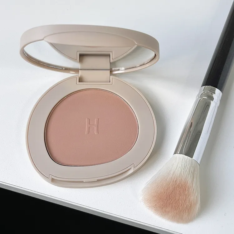 日杂奶茶裸棕色收缩色杏色温柔显白亚裔黄皮氛围感哑光单色腮红