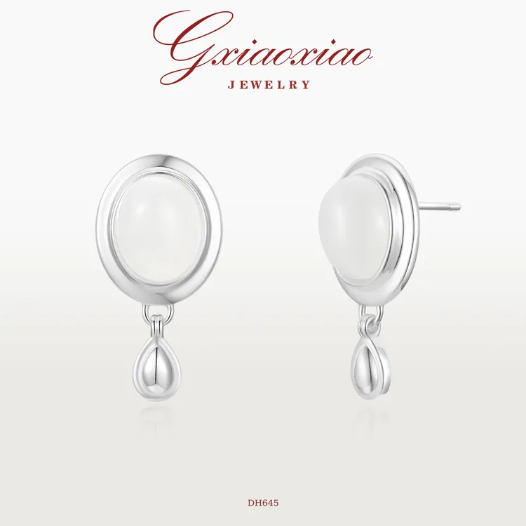 G XIAOXIAO 镀K金 轻奢气质百搭精致时尚设计师耳环 DH645